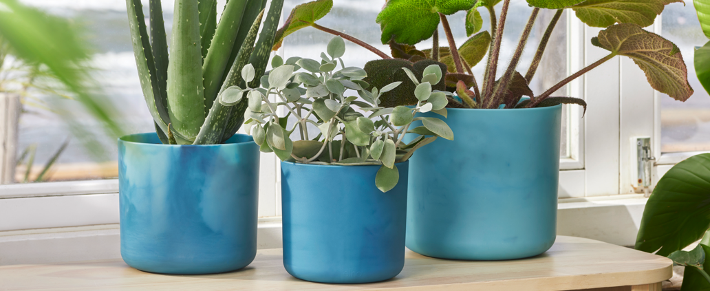 the ocean collection round 16cm azul atlántico